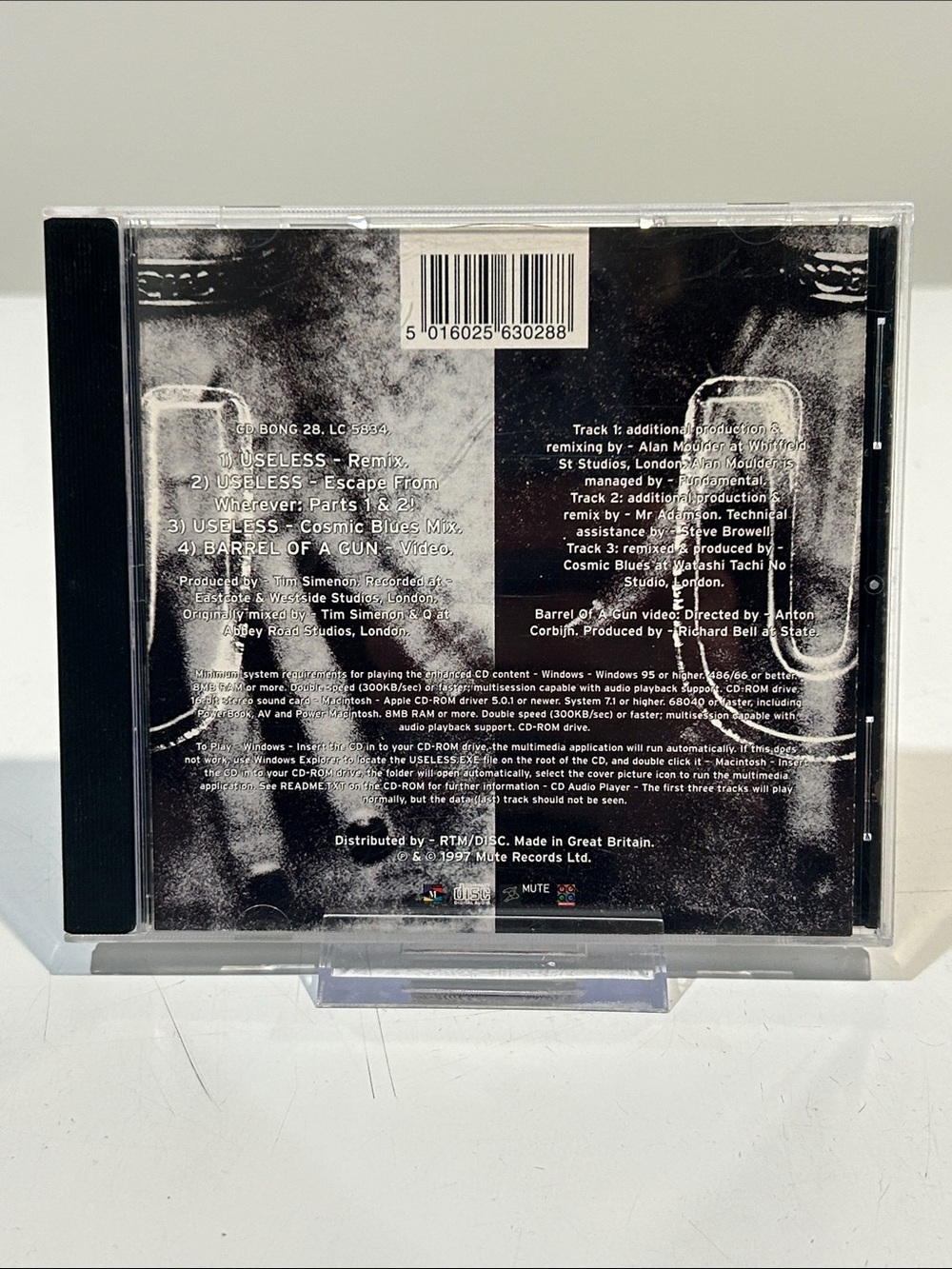 🤯5 for $20🤯 Depeche Mode “Useless” CD Single [Rock Pop Dance]